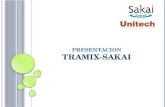 PRESENTACION TRAMIX-SAKAI. portalambiente colaborativo Es un portal, un ambiente colaborativo de enseñanza – aprendizaje, que utilizan profesores y alumnos.