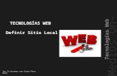 Sitio Local, Ubicación de Sitio y Web 0.0, 1.0, 2.0, 3.0