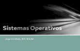 Jorge A.Collado, BCS. M.A.Ed.. ¿ Que es Sistema Operativos? El conjunto de programas (informáticos) que permite la administración eficaz de los recursos.