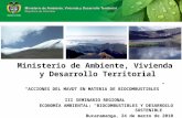 Ministerio de Ambiente, Vivienda y Desarrollo Territorial ACCIONES DEL MAVDT EN MATERIA DE BIOCOMBUSTIBLES III SEMINARIO REGIONAL ECONOMÍA AMBIENTAL: BIOCOMBUSTIBLES.
