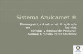 Biomagnética Azulcamet ® aplicada en las vías reflejas y Educación Postural Autora: Graciela Pérez Martínez.