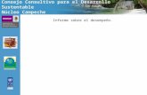 Consejo Consultivo para el Desarrollo Sustentable Núcleo Campeche Informe sobre el desempeño.