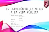 Integración de la mujer a la vida pública en chile a mediados del siglo xx