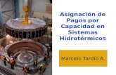Asignación de Pagos por Capacidad en Sistemas Hidrotérmicos Marcelo Tardío A.