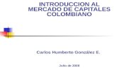 Introduccion Al  Mercado De Capitales Colombiano   Cdmc    Chg