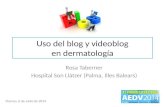 Uso de Blogs y Videoblogs en Dermatología