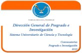 Dirección de Investigación Científica IDENTIFICACIÓN DE DEMANDAS PROGRAMA NACIONAL DE POSGRADOS DE CALIDAD, CONACyT Convocatoria 2013-1: Programas de.