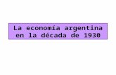La economía argentina en la década de 1930. EFECTOS DE LA CRISIS ECONOMICA DE 1930 A NIVEL MUNDIAL 1)Quiebra del sistema multilateral de comercio y pagos.
