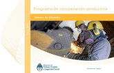 1 Junio 2009 Informe de situación Programa de recuperación productiva Secretaría de Trabajo.