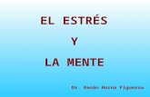 Dr. Renán Horna Figueroa EL ESTRÉS Y LA MENTE. El Estrés y la Mente R espuesta del sistema nervioso a un acontecimiento que se percibe como amenaza o.