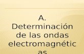 A. Determinación de las ondas electromagnéticas. James Clerk Maxwell (Edimburgo, Escocia, 13 de junio de 1831 – Cambridge, Inglaterra, 5 de noviembre.