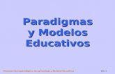 Procesos Neuropsicológicos de Aprendizaje y Modelos Educativos U3 / 1 Paradigmas y Modelos Educativos.