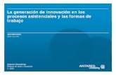 Joan Barrubés. La generación de innovación en los procesos asistenciales y las formas de trabajo. Para "Gestión hospitalaria en tiempo de crisis". 2012