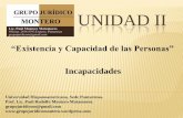 Unidad ii tipos de incapacidades en el derecho costarricense