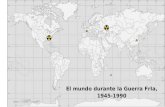 Mapa, el mundo durante la guerra fría