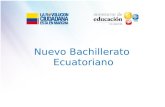 Nuevo bachillerato  ecuatoriano