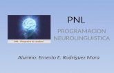PNL PROGRAMACION NEUROLINGUISTICA Alumno: Ernesto E. Rodríguez Mora.