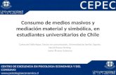 Consumo de medios masivos y mediación material y simbólica en estudiantes universitarios de Chile