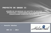 DISEÑO DE UN MANUAL DE GESTIÓN DE RIESGOS OPERATIVOS Y FINANCIEROS DE LA FABRICA DE CONFECCIONES ACRÍLICAS HILACRIL S.A.