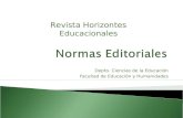 Revista Horizontes Educacionales
