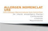 Anatomía  plantas   Seminario  Clínica  de  Asma y Alergia