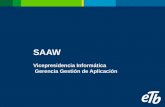 SAAW Vicepresidencia Informática Gerencia Gestión de Aplicación.