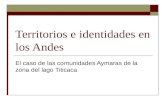 Territorios e identidades en los Andes El caso de las comunidades Aymaras de la zona del lago Titicaca.
