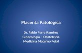 Placenta Patológica Dr. Pablo Parra Ramírez Ginecología – Obstetricia Medicina Materno Fetal.