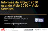 Informes de Project 2010 usando Visio 2010 y Visio Services.