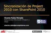 Sincronización de Project 2010 con SharePoint 2010.