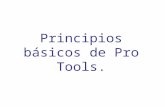 Principios básicos de Pro Tools.. Después de abrir el Software de Pro Tools se procederá a crear una nueva sesión o bien abrir una sesión anteriormente.