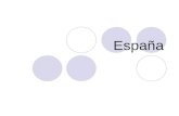 España. La bandera de España El mapa de España España está ubicada en el suroeste de Europa. España comparte sus fronteras(borders) con Francia y Portugal.