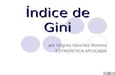 ndice de Gini por Virginia Snchez Romero ESTADSTICA APLICADA