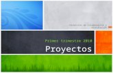 Primer trimestre 2010 Proyectos Dirección de Colaboración y Vinculación.