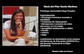 María del Pilar Sordo Martínez Psicóloga Universidad Diego Portales Especialización: Psicología Femenina asociada a infertilidad Trastornos de Alimentación.