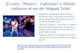 El Loco', 'Pizarro', 'Calvarían' y 'Paolín' visitaron el set de 'Magaly TeVe' El genial comediante Carlos Álvarez presentó a sus más representativos personajes.