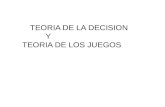 TEORIA DE LA DECISION Y TEORIA DE LOS JUEGOS. 1.INTRODUCCION 2.PRESUPUESTOS DE LA TEORIA DE LA DECISION Y TEORIA DE LOS JUEGOS –INDIVIDUALISMO METODOLOGICO.