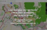 Las escalas del territorio: Del sujeto al mundo, del área a la red Dr Carlos Reynoso FIUBA, FFyL – UBA  .