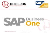 Www.heinsohn.com.co Slide 1 SAP BUSINESS ONE. Agenda Definiciones Objetivos Componentes o Módulos Principales ERP en el mercado actual SAP Business One.