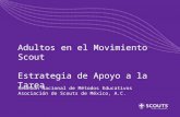 Adultos en el Movimiento Scout Estrategia de Apoyo a la Tarea Reunión Nacional de Métodos Educativos Asociación de Scouts de México, A.C.
