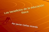 Los beneficios de la educación física Por Javier Cañas Aranda.