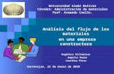 Universidad Simón Bolívar Cátedra: Administración de materiales Prof. Armando Coello. Análisis del flujo de los materiales en una empresa constructora.