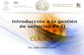 ISC. EDER CHAVEZ ACHA Introducción a la gestión de servicios de TI.