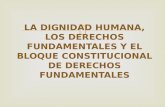 LA DIGNIDAD HUMANA, LOS DERECHOS FUNDAMENTALES Y EL BLOQUE CONSTITUCIONAL DE DERECHOS FUNDAMENTALES.