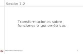 Matemática Básica(Ing.)1 Sesión 7.2 Transformaciones sobre funciones trigonométricas.