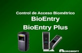 Control de Acceso Biométrico BioEntry BioEntry Plus.