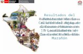 Resultados del Monitoreo de la Calidad del Agua de Consumo Humano en 17 Localidades de la Cuenca del Río Marañón.