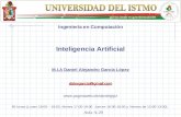 Universidad del Istmo Campus Tehuantepec Ingeniería en Computación Inteligencia Artificial M.I.A Daniel Alejandro García Lópezdalexgarcia@gmail.com .