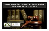 Aspectos Basicos Legislacion Laboral Ecuatoriana