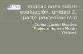 Comunicación Efectiva Profesor Hernán Morán Vásquez.